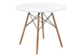 Стол деревянный Table 90 white / wood (90x72)