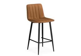 Барный стул Дани кирпичный / черный (42x48x92)