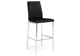 Барный стул Teon black / chrome (41x50x100)