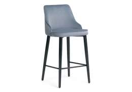 Барный стул Атани серо-синий / черный (48x44x97)