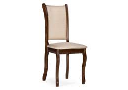 Деревянный стул Вилмот темный орех / бежевый (43x50x96)