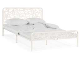 Кровать Кубо 140х200 белый (143x206x90)